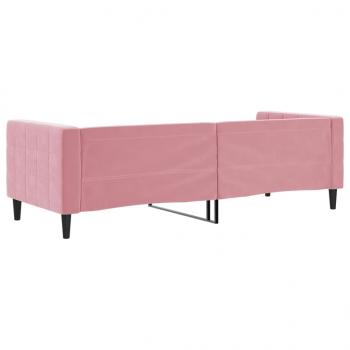 Tagesbett Rosa 80x200 cm Samt