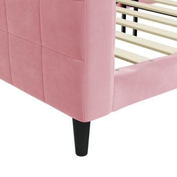 Tagesbett Rosa 80x200 cm Samt