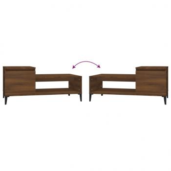 Couchtisch Braun Eichen-Optik 100x50x45 cm Holzwerkstoff