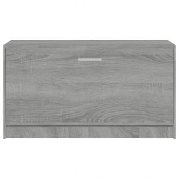 Schuhbank Grau Sonoma 80x24x45 cm Holzwerkstoff