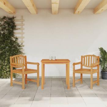 ARDEBO.de - 3-tlg. Garten-Essgruppe Massivholz Teak