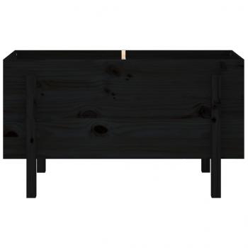 Hochbeet Schwarz 101x50x57 cm Massivholz Kiefer