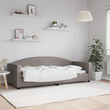 ARDEBO.de - Tagesbett Taupe 80x200 cm Stoff