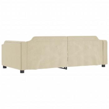 Tagesbett Creme 80x200 cm Stoff