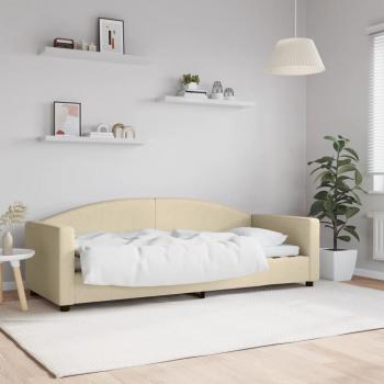 ARDEBO.de - Tagesbett Creme 80x200 cm Stoff