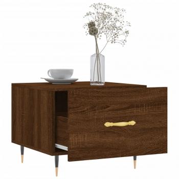 Couchtische 2 Stk. Braun Eichen-Optik 50x50x40 cm Holzwerkstoff