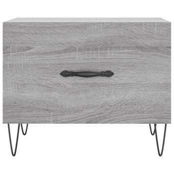 Couchtische 2 Stk. Grau Sonoma 50x50x40 cm Holzwerkstoff