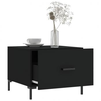 Couchtische 2 Stk. Schwarz 50x50x40 cm Holzwerkstoff