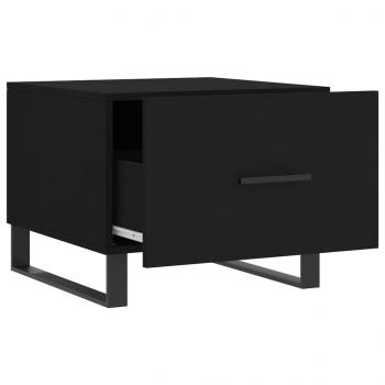 Couchtische 2 Stk. Schwarz 50x50x40 cm Holzwerkstoff