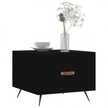 Couchtische 2 Stk. Schwarz 50x50x40 cm Holzwerkstoff