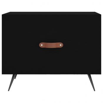 Couchtische 2 Stk. Schwarz 50x50x40 cm Holzwerkstoff