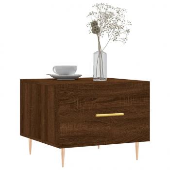 Couchtische 2 Stk. Braun Eichen-Optik 50x50x40 cm Holzwerkstoff