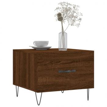 Couchtische 2 Stk. Braun Eichen-Optik 50x50x40 cm Holzwerkstoff