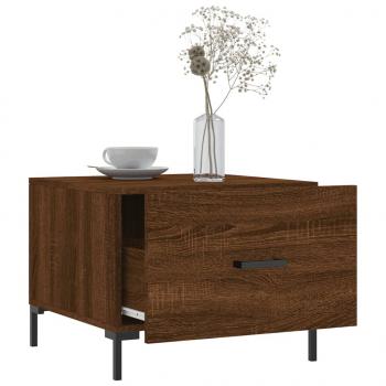 Couchtische 2 Stk. Braun Eichen-Optik 50x50x40 cm Holzwerkstoff