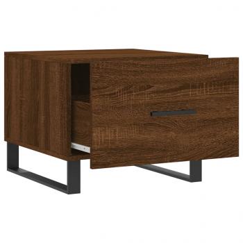 Couchtische 2 Stk. Braun Eichen-Optik 50x50x40 cm Holzwerkstoff