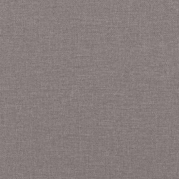 Tagesbett Taupe 100x200 cm Stoff