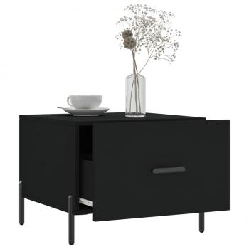 Couchtische 2 Stk. Schwarz 50x50x40 cm Holzwerkstoff