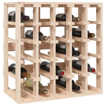 Weinregal 58,5x33x60,5 cm Massivholz Kiefer