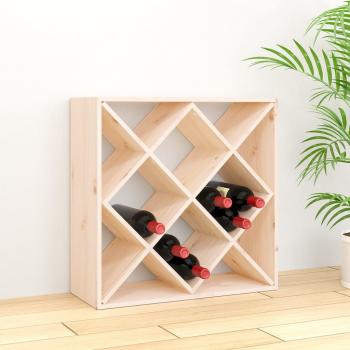 ARDEBO.de - Weinregal 62x25x62 cm Massivholz Kiefer