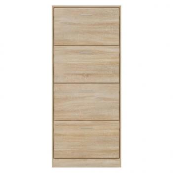 Schuhschrank Sonoma-Eiche 63x24x147 cm Holzwerkstoff