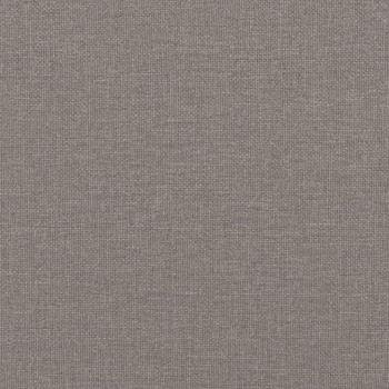 Tagesbett mit Matratze Taupe 90x200 cm Stoff