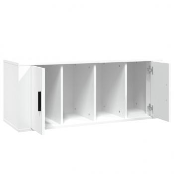 TV-Schrank Weiß 100x35x40 cm Holzwerkstoff