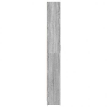 Garderobenschrank Grau Sonoma 55x25x189 cm Holzwerkstoff