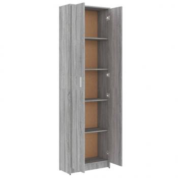 Garderobenschrank Grau Sonoma 55x25x189 cm Holzwerkstoff