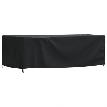 ARDEBO.de - Gartenmöbel-Abdeckung Schwarz 229x113x73 cm Wasserdicht 420D