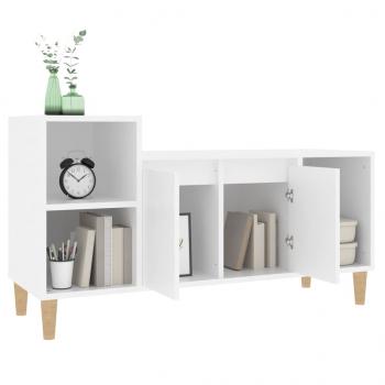 TV-Schrank Weiß 100x35x55 cm Holzwerkstoff