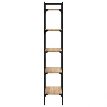 Bücherregal 5 Fächer Sonoma-Eiche 56x31,5x174 cm Holzwerkstoff