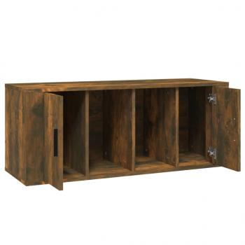 TV-Schrank Räuchereiche 100x35x40 cm Holzwerkstoff