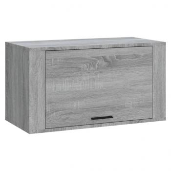 Wand-Schuhschrank Grau Sonoma 70x35x38 cm Massivholz Kiefer