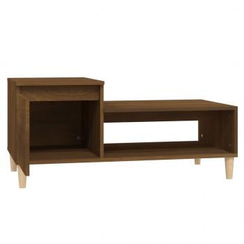 Couchtisch Braun Eichen-Optik 100x50x45 cm Holzwerkstoff