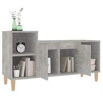 TV-Schrank Betongrau 100x35x55 cm Holzwerkstoff