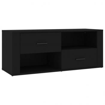 TV-Schrank Schwarz 100x35x40 cm Holzwerkstoff