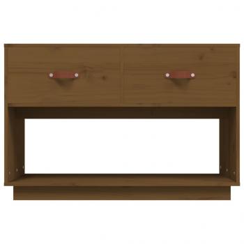 TV-Schrank Honigbraun 90x40x60 cm Massivholz Kiefer