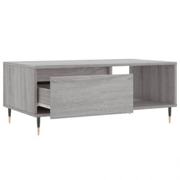 Couchtisch Grau Sonoma 90x50x36,5 cm Holzwerkstoff