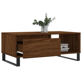 Couchtisch Braun Eichen-Optik 90x50x36,5 cm Holzwerkstoff