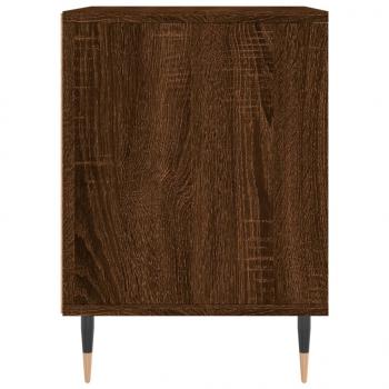 Nachttische 2 Stk. Braun Eichen-Optik 40x35x50 cm Holzwerkstoff