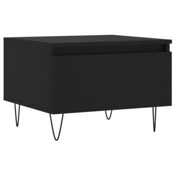 Couchtische 2 Stk. Schwarz 50x46x35 cm Holzwerkstoff