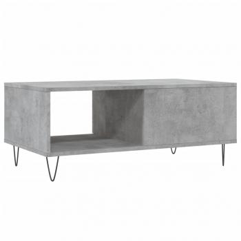 Couchtisch Betongrau 90x50x36,5 cm Holzwerkstoff