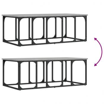 Couchtisch Grau Sonoma 100x50x35,5 cm Holzwerkstoff