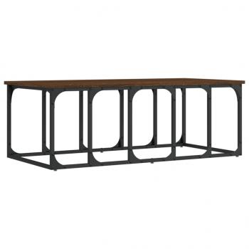 Couchtisch Braun Eichen-Optik 100x50x35,5 cm Holzwerkstoff