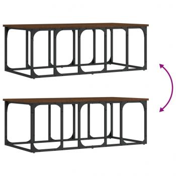 Couchtisch Braun Eichen-Optik 100x50x35,5 cm Holzwerkstoff