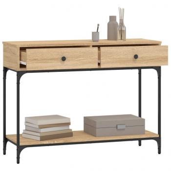 Konsolentisch Sonoma-Eiche 100x34,5x75 cm Holzwerkstoff