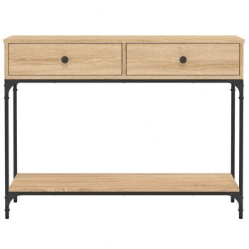 Konsolentisch Sonoma-Eiche 100x34,5x75 cm Holzwerkstoff