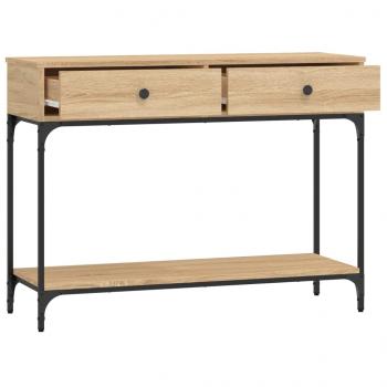 Konsolentisch Sonoma-Eiche 100x34,5x75 cm Holzwerkstoff