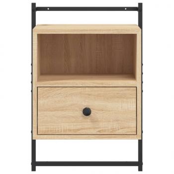 Wand-Nachttisch Sonoma-Eiche 40x30x61 cm Holzwerkstoff