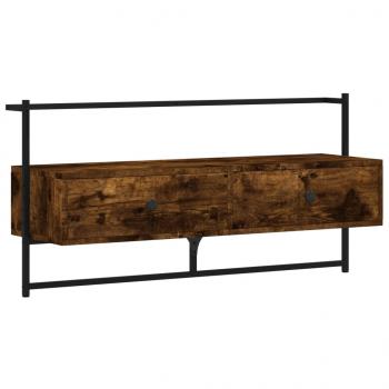 TV-Wandschrank Räuchereiche 100,5x30x51 cm Holzwerkstoff